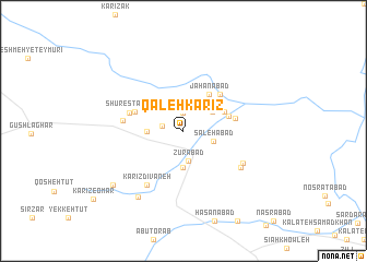 map of Qal‘eh Kārīz
