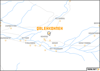 map of Qal‘eh Kohneh