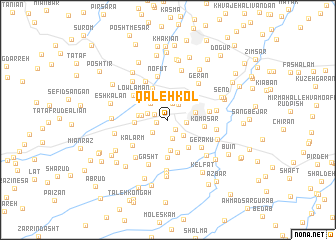 map of Qal‘eh Kol