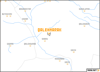 map of Qal‘eh Marak