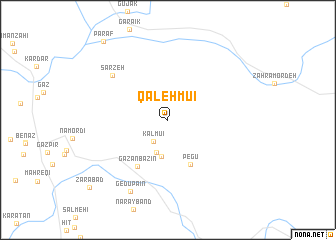 map of Qal‘eh Mū\