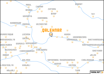 map of Qal‘eh Nar
