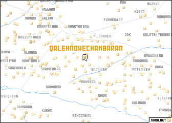 map of Qal‘eh Now-e Chambarān