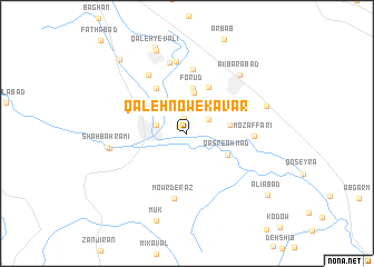 map of Qal‘eh Now-e Kavār