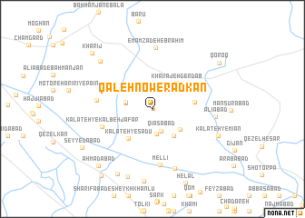 map of Qal‘eh Now-e Rādkān