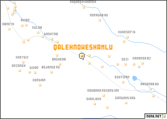 map of Qal‘eh Now-e Shamlū