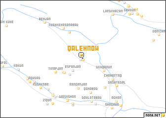 map of Qal‘eh Now