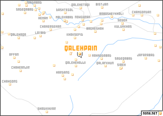 map of Qal‘eh Pā\