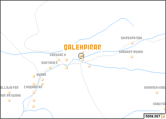 map of Qal‘eh Pīrar