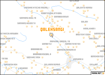 map of Qal‘eh Sangī