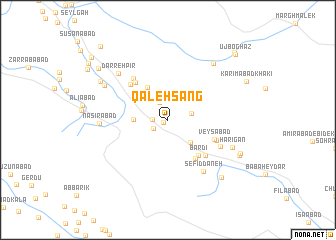 map of Qal‘eh Sang