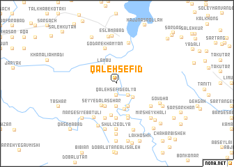 map of Qal‘eh Sefīd