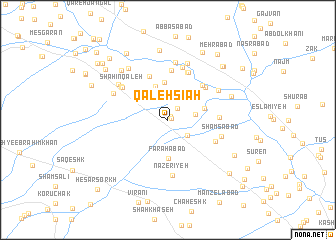 map of Qal‘eh Sīāh