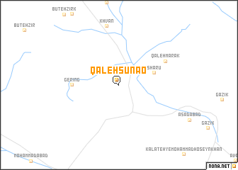 map of Qal‘eh Sunāo