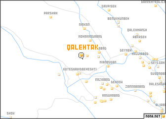 map of Qal‘eh Tak