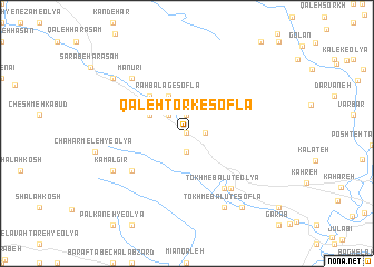 map of Qal‘eh Tork-e Soflá