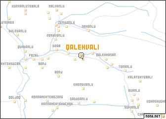 map of Qal‘eh Valī