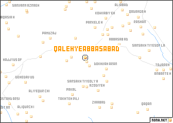 map of Qal‘eh-ye ‘Abbāsābād