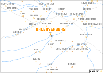map of Qal‘eh-ye ‘Abbāsī