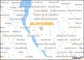 map of Qal‘eh-ye ‘Abbās