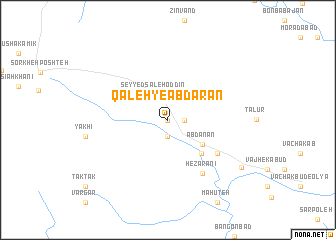 map of Qal‘eh-ye Ābdārān