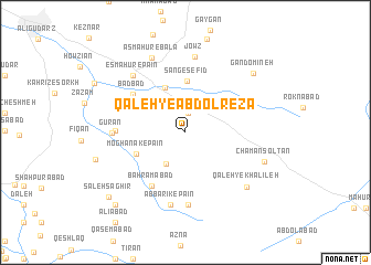 map of Qal‘eh-ye ‘Abd ol Reẕā