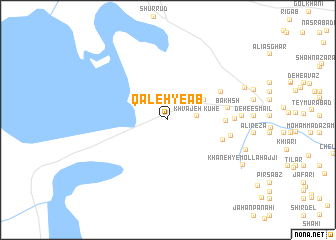 map of Qal‘eh-ye Āb