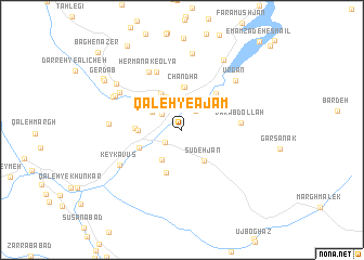 map of Qal‘eh-ye ‘Ajam