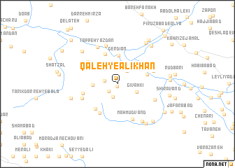 map of Qal‘eh-ye ‘Alī Khān
