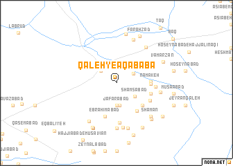 map of Qal‘eh-ye Āqā Bābā