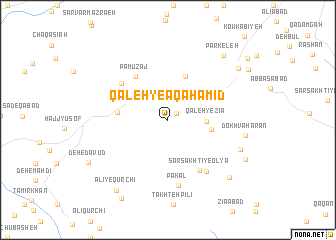 map of Qal‘eh-ye Āqā Ḩamīd