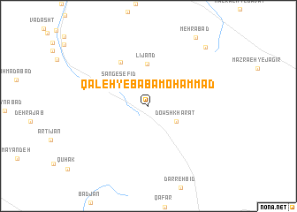 map of Qal‘eh-ye Bābā Moḩammad