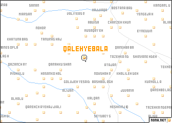 map of Qal‘eh-ye Bālā