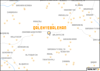 map of Qal‘eh-ye Bālemān