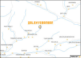 map of Qal‘eh-ye Barbar