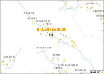 map of Qal‘eh-ye Bīdomī