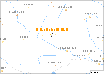 map of Qal‘eh-ye Bonrūd