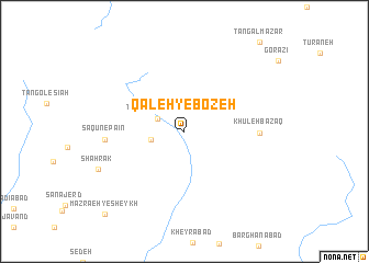 map of Qaleh-ye Bozeh