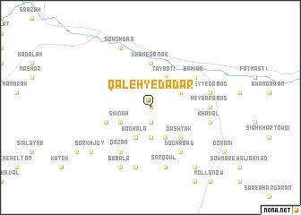 map of Qal‘eh-ye Dādar