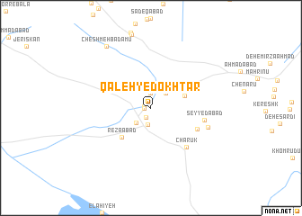 map of Qal‘eh-ye Dokhtar