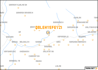 map of Qal‘eh-ye Feyẕī