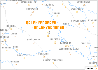 map of Qal‘eh-ye Garreh