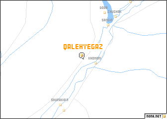 map of Qal‘eh-ye Gaz