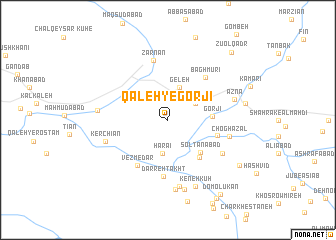 map of Qal‘eh-ye Gorji