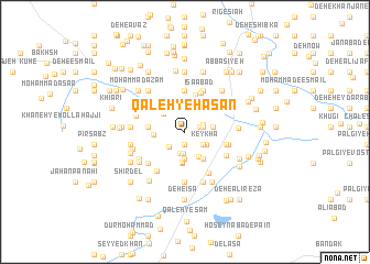 map of Qal‘eh-ye Ḩasan