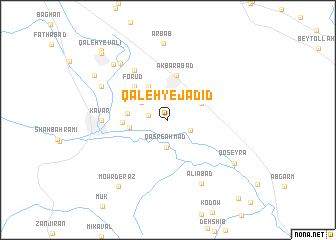 map of Qal‘eh-ye Jadīd