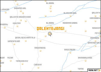 map of Qal‘eh-ye Jangī