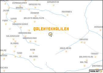 map of Qal‘eh-ye Khalīleh