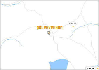 map of Qal‘eh-ye Khān