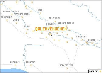 map of Qal‘eh-ye Kūchek